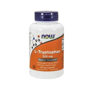 NOW L-Tryptophan 500mg - 60vcaps.